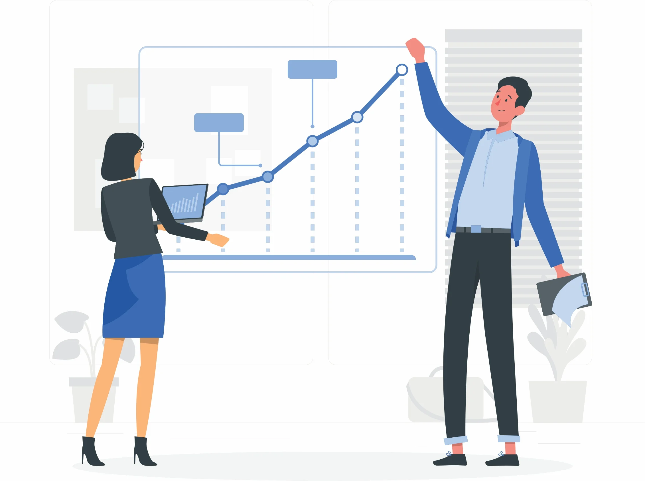 Grow Business Illustration